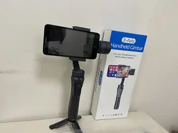 3-Axis Gimbal Stabilizator Handheld Smartphone pentru Gopro Camera Selfie Stick Trepied Pentru Telefon Mobil Anti-shake Selfie Stick