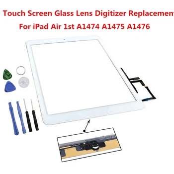 De Vânzare la cald Inlocuire Touch Screen Digitizer Butonul Home Kituri pentru Aer iPad 1 Generație