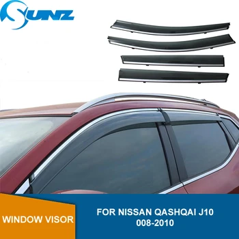 Geam lateral Deflectoare Pentru Nissan Qashqai J10 2008 2009 2010 2011 2012 2013 Fum Soare Ploaie Deflector Paznici TOBE
