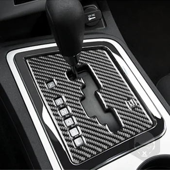 Pentru Dodge Challenger 2008-Din Fibra De Carbon De Viteze Schimbare Capac Ornamental Autocolant Auto Styling Interior Modificat Accesorii Hellcats