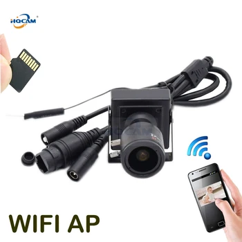 HQCAM 720P 1080P, 960P Mini Camera IP WIFI P2P Slot pentru Card SD Wifi AP Wireless Mini Camera IP obiectiv cu Zoom Restul & Soft Antena camhi