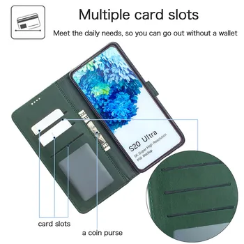 Piele Caz Pentru Samsung A51 A71 A42 A31 A41 A50 A70 A21 A11 M11 A01 A81 A91 A40 A20 A30 S A10 Flip Wallet Card de Telefon Acoperi etui