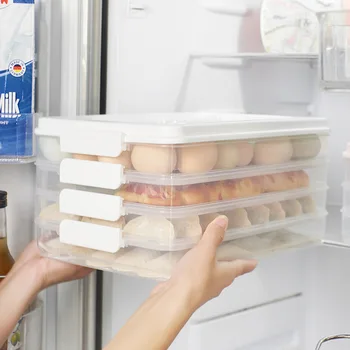 Frigider Proaspete-păstrarea Tava DIY Găluște Mucegai Bucătărie Two-in-one Container de Depozitare Pot Fi Stivuite Bucătărie Alimentare Cutie de Depozitare