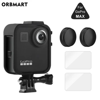 Cadru de Caz pentru GoPro MAX 360 Ecran Protector din Sticla Temperata de Protecție Lentilă Film Capacul Carcasei de Montare pentru Go Pro Max Accesorii