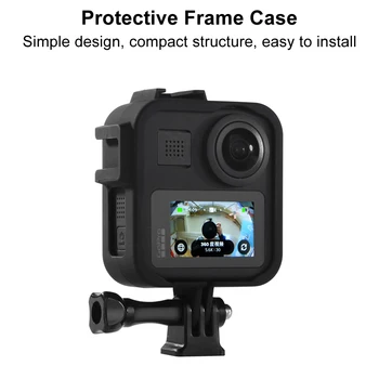 Cadru de Caz pentru GoPro MAX 360 Ecran Protector din Sticla Temperata de Protecție Lentilă Film Capacul Carcasei de Montare pentru Go Pro Max Accesorii