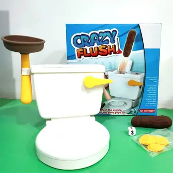 Mini Toalete Noutate Creative Amuzant Jet Jet De Apă Toalete Nou Si Ciudat Ciudat Caca Toaletă Tabla De Joc De Familie, Joc, Jucarii