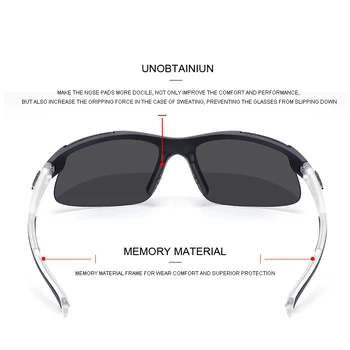 MERRYS DESIGN Bărbați Polarizate de Sport în aer liber ochelari de Soare pentru Femei Jumătate Cadru Ochelari de protecție Ochelari De Funcționare Protecție UV400 S9026