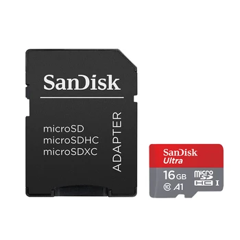 SanDisk Ultra Card de Memorie UHS-I U1 Trans Flash 98MB/s C10 16GB micro SD Card microSDHC Full HD Card TF pentru Smartphone Tableta