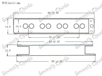 Un Set de N&B Single Coil P 90 Soapbar P90 Săpun bar Pickup Humbucker Kituri Producătoare de Accesorii /Bobine/Alamă placa de bază/Bar Magnet