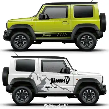 Autocolante auto Pentru Suzuki Jimny corpul decor exterior modificat bara de culori autocolante decorative door SUV off-road autocolante