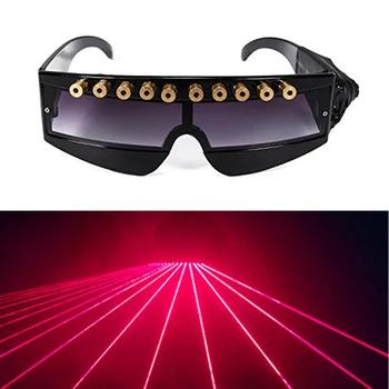 Laser Ochelari cu Led-uri Lumini Disco Muzica DJ Etapă Portabil Ochelari Laser Lampă de Noapte Vacanță Petrecere de Crăciun Lumina Laser Ochelari
