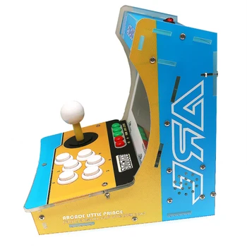 Acrilice Bartop Mini Masina de Arcade de 7 Inch Ecran LED de Luptă Stick Consola Multi-Joc 1233 în 1 Un Jucător Joystick