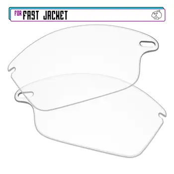EZReplace Polarizat Lentile de Înlocuire pentru Oakley Repede Jacheta ochelari de Soare - HD Clare