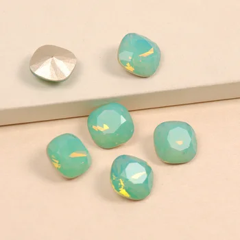 YANRUO 4470 K9 Sclipici Pietre de Sticlă de Perna Taie Forma Pacific Opal Culoare Stone 3D face Bijuterii Margele Nail Art Pietre