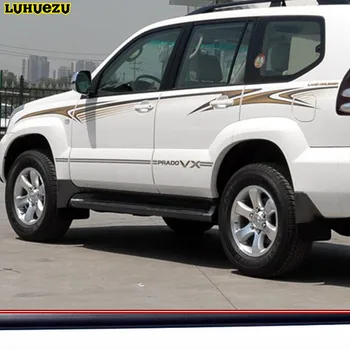 Luhuezu OEM Design caroserie Autocolant Usi Autocolant Pentru Toyota Land Cruiser Prado LC120 2003-2009 Accesorii