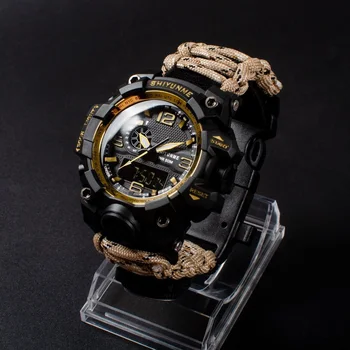 SHIYUNME Bărbați Sport Cuarț Ceasuri de Lux, Marca LED Ceas Digital Impermeabil Militar Ceasuri Relogio Masculino