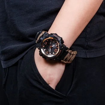 SHIYUNME Bărbați Sport Cuarț Ceasuri de Lux, Marca LED Ceas Digital Impermeabil Militar Ceasuri Relogio Masculino