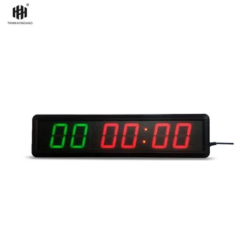 Dimensiuni mari, multi-funcția de CONDUS sală de sport temporizator afișaj led ceas numărătoarea inversă antrenament Tabata timer Honghao