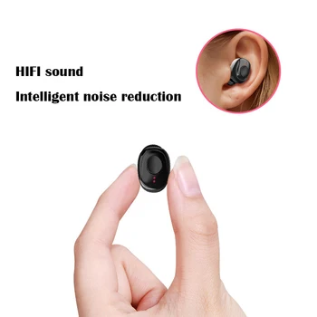 X18 Mini Bluetooth 5.0 Căști fără Fir, Căști Stereo HIFI Sound Sport Casca Handsfree set de Căști cu Microfon Pentru Samsung Huawei
