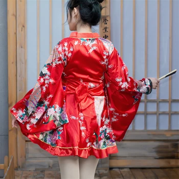 Kimono Japonez Rochie De Moda Cardigan Femei Yukata Kawaii Haine De Epocă Haori Halat Festivalul De Streetwear Homewear Pijamale Otome