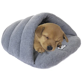 Fleece moale Design Papuci de Câine Paturi Pentru Catel Cat de Confortabil Saci de Dormit Cald animale de Companie Mici Canisa 3 Culori XS/S/M/L