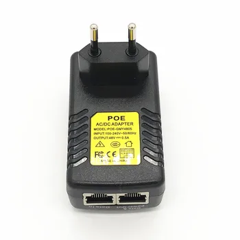 De Securitate CCTV AC 110V-240V-DC 12V 24V 48V 0.5 a 1A POE Injector adaptor Ethernet IP aparat de Fotografiat Telefon sursă de Alimentare PoE