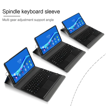 Caz de tastatură Pentru Lenovo Tab M10 FHD Plus 10.3 inch TB-X606F TB-X606X Tableta Caz prin Cablu Taxa Bluetooth keyboard Cover Mouse-ul