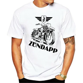 Motocicleta ZUNDAPP Mens cu Maneci Scurte T-shirt Barbati Femei Desene animate Casual, O-neck Postav Nc(de origine)