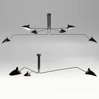 Nordic Retro Multi capete Pandent Lampa Design Simplu Lampă de Tavan Postmodern Acasă Living de Iluminat corp de Iluminat cu Led