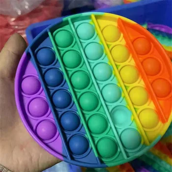 Color Pioneer Jocuri Împinge Balon De Jucărie Stoarce Jucării Frământa Jucărie Pătrate Necesitatile De Uz Casnic Nou Impuls Bubble Frământa Senzoriale