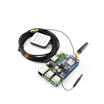 GSM/GPRS/GNSS/Bluetooth 3.0 PĂLĂRIE pentru Raspberry Pi 2B/3B/Zero/Zero W, Suport SMS, apel telefonic,e-mail, bord USB to UART converter