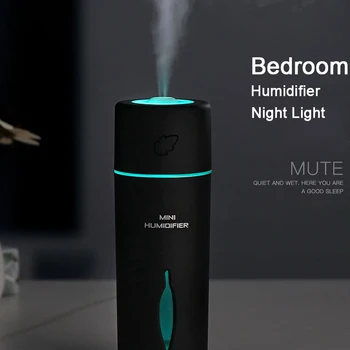 Minimalist Umidificator de Aer USB Mini Masina Odorizant Aroma Esențiale Difuzor cu LED Noapte Lumina de Ceață Filtru Purificator de Aer