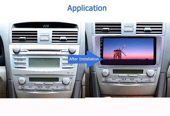 Pentru Toyota camry 2006 2007 2008 2009 2010 2011 Android 9.1 RDS Radio Bluetooth, GPS, WIFI, FM Sistem de Navigație Radio Auto Stereo
