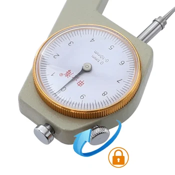 Dial Grosime Ecartament Vârf Curbat 0-10mm/0,1 mm Pentru Tubulare Țeavă Sau Tub Circular Etrier Ecartament Instrumente de Măsurare