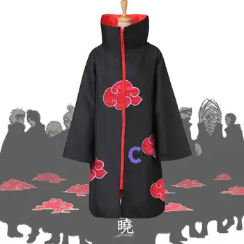 2021 Noua Moda Anime Naruto Hoshigaki-Kisame Cosplay Mantie Neagră Costume Pentru Adulți Benzi Desenate Haine Bentita Copii Halat De Costum
