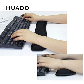 Negru mouse pad cu încheietura suport non-alunecare tastatura restul mat pentru jocuri confort parte restul mousepad pentru laptop de gamer