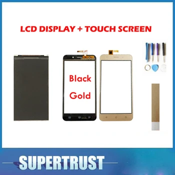 LCD Marcaj:15-22211-3259-2 Pentru Vertex Impresiona Noroc Display LCD + Touch Screen, Senzor de Sticla Separate de Aur Negru cu banda si instrumente