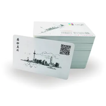 Alb personalizat din plastic pvc îngheț Business Card /card /rezistent la apa/ numele/carte de vizită / carte de vizită personalizate de imprimare