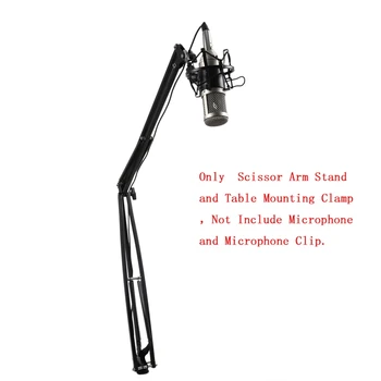 NB39 Microfon Foarfeca Brațul Sta 100Cm Mare de Sus de Masă Microfon Suspensie de Montare pentru Blue Yeti Pro USB Microfon Suport