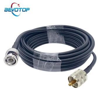 Cablu RG58 BNC Male la UHF de sex Masculin Mufă PL259 Conector Coaxial RF Pigtail Extensie Cablu de Sârmă Cablu de 1M, 2M, 5M, 10M
