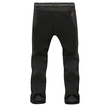 Bărbați de Iarnă Lână Cald Piele de Rechin Pantaloni Cargo Stretch Femei Impermeabil Pantaloni Casual pantaloni de Trening Tactice Armata Pantalonii de Muncă S-5XL