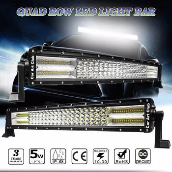 De înaltă calitate 4 Rând 22inch 32inch 42inch 52i LED Light Bar direct LED Lumina de Lucru Bar OffRoad 4WD 4x4 SUV ATV 12V led bar
