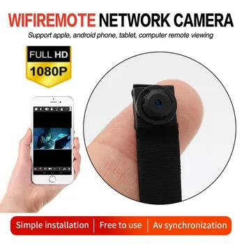 1080P DIY WiFi Portabil Mini Camera IP P2P Wireless Micro Webcam camera Video Recorder Video de Viziune de Noapte la Distanță Vedere support64g