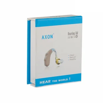 Aparat auditiv pentru persoanele în vârstă axon B-13 (amplificator de sunet, dispozitiv de prindere)