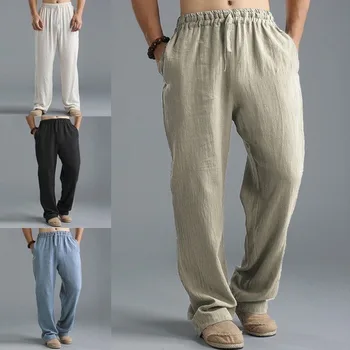 Produse de Top de Vânzare În 2020 Nouă Bărbați Pantaloni Spălat Bumbac Pantaloni Largi Respirabil Casual Pantaloni Plus Dimensiune Îmbrăcăminte pentru Bărbați