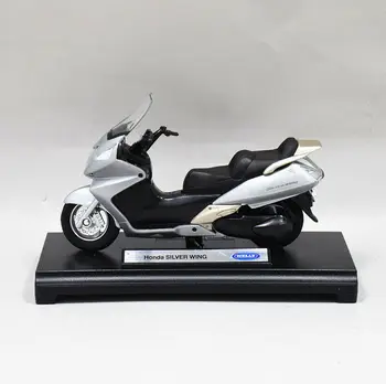 Welly 1:18 Honda Silver Wing Motociclete Biciclete Model De Jucărie Nou In Cutie