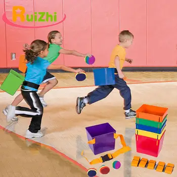 Ruizhi Copii Aruncarea Și Prinderea Bile Jocuri de elemente de Recuzită de Formare Echilibru Sport în aer liber Jucarii Nisip Găleată Copii Jucarii Cadou RZ1046
