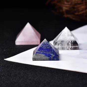 1 BUC Naturale, Pulbere de Piramida de Cristal de Cuarț Piatră de Vindecare Chakra Spiritul de Cristal de Lapis Lazuli Punct de Decor Acasă Gem de Artizanat