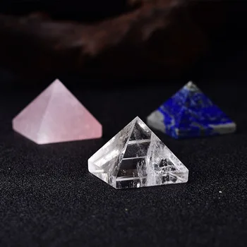 1 BUC Naturale, Pulbere de Piramida de Cristal de Cuarț Piatră de Vindecare Chakra Spiritul de Cristal de Lapis Lazuli Punct de Decor Acasă Gem de Artizanat