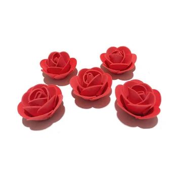 500Pcs Spuma PE Rose Capul Flori Artificiale pentru DIY Urs Papusa Flori Multicolore Meserii Fals Flori de Nunta Decor Casa Cadouri